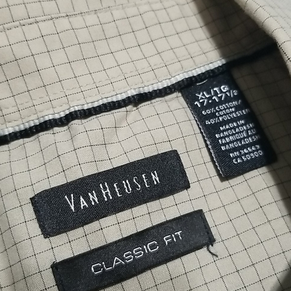 Van Heusen Casual shirts  XL 17 - 17 1/2 - Picture 3 of 4
